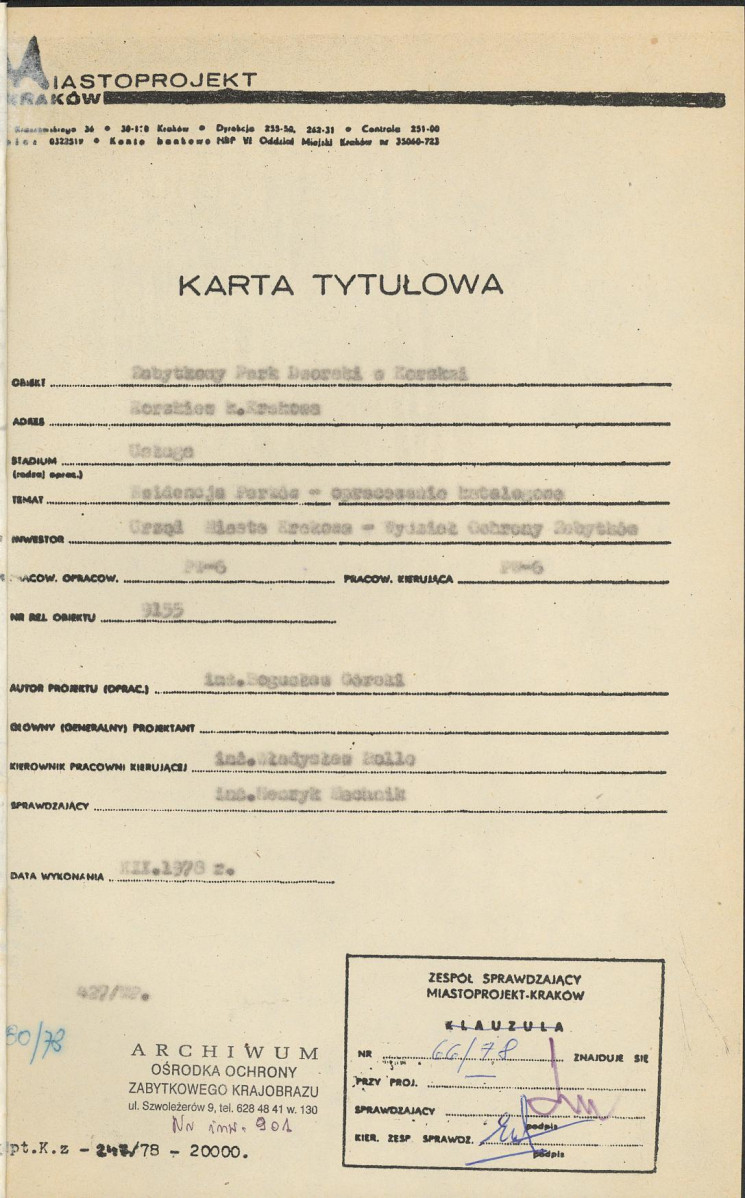 Ewidencja parkowa, skan nr 3