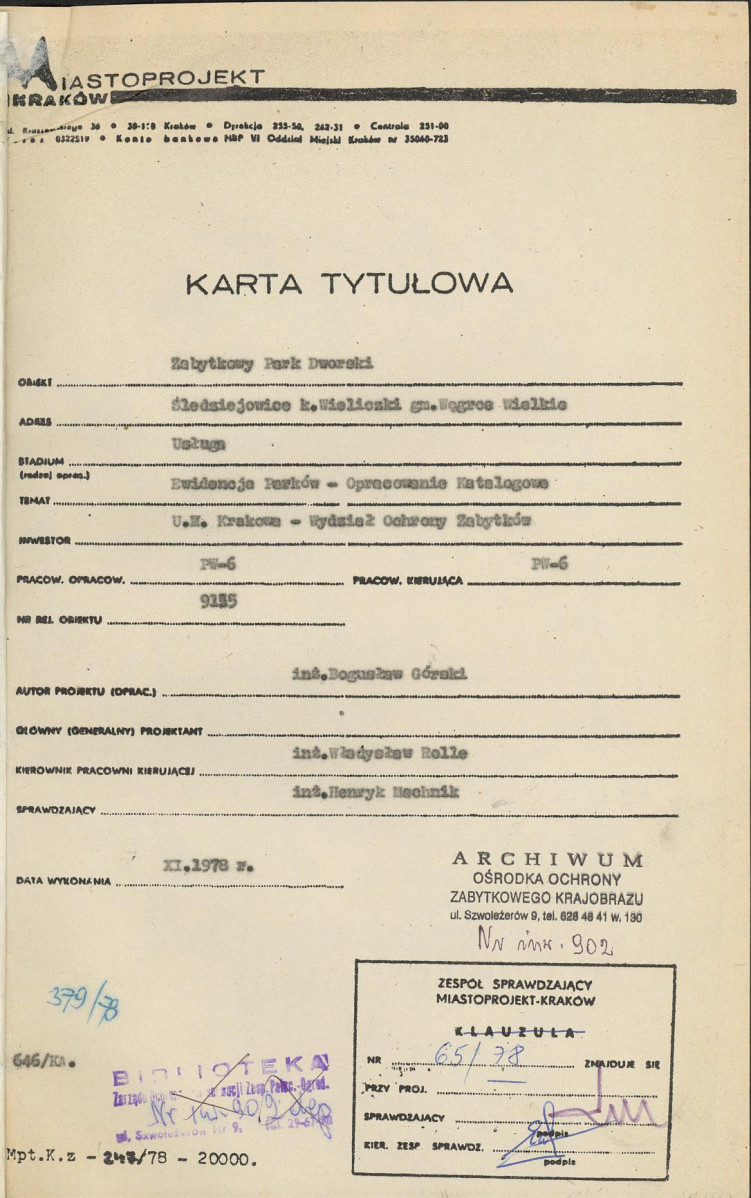 Ewidencja parkowa, skan nr 3