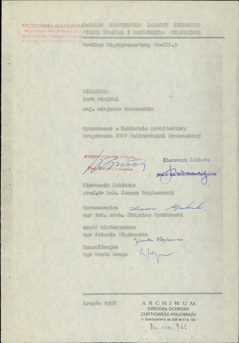 Ewidencja parkowa, skan nr 6