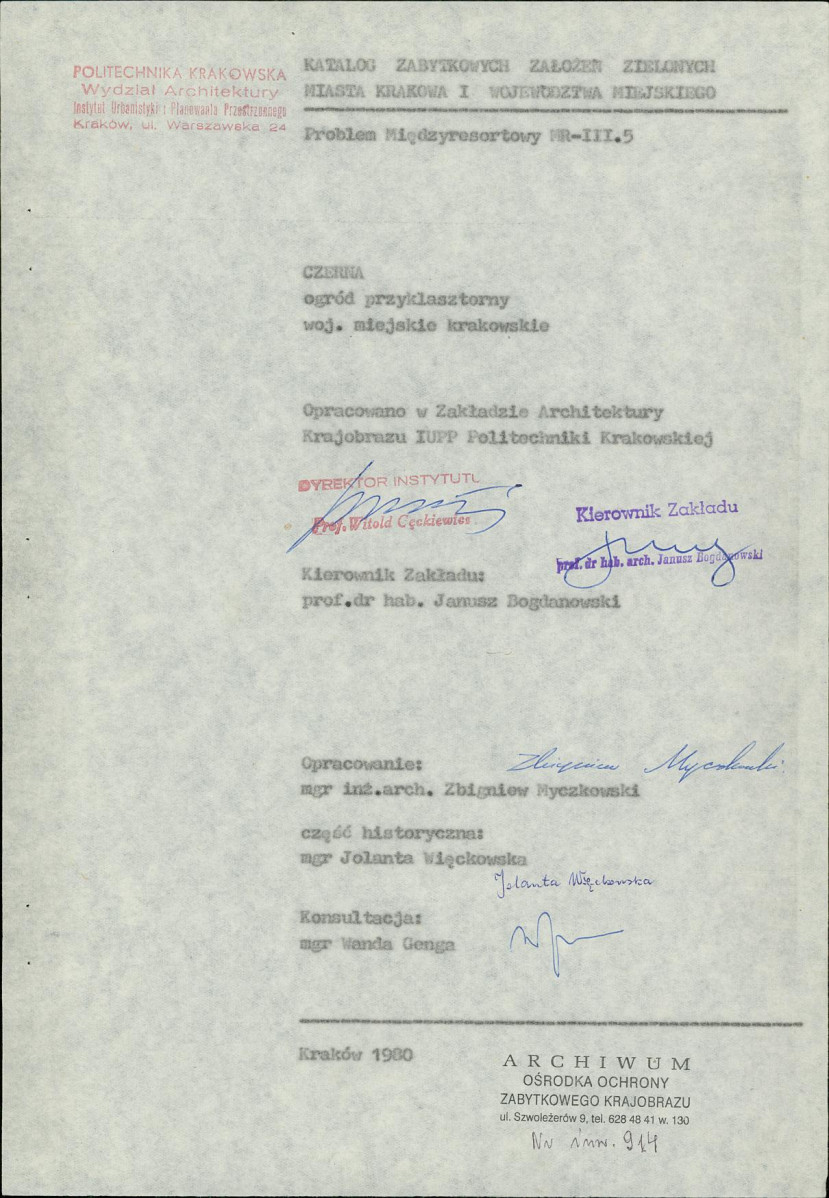 Ewidencja parkowa, skan nr 6