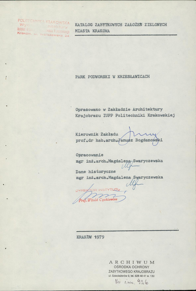 EP - Ewidencja parkowa, skan nr 5