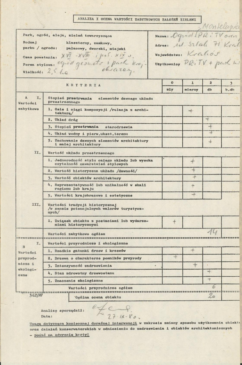 Ewidencja parkowa, skan nr 3