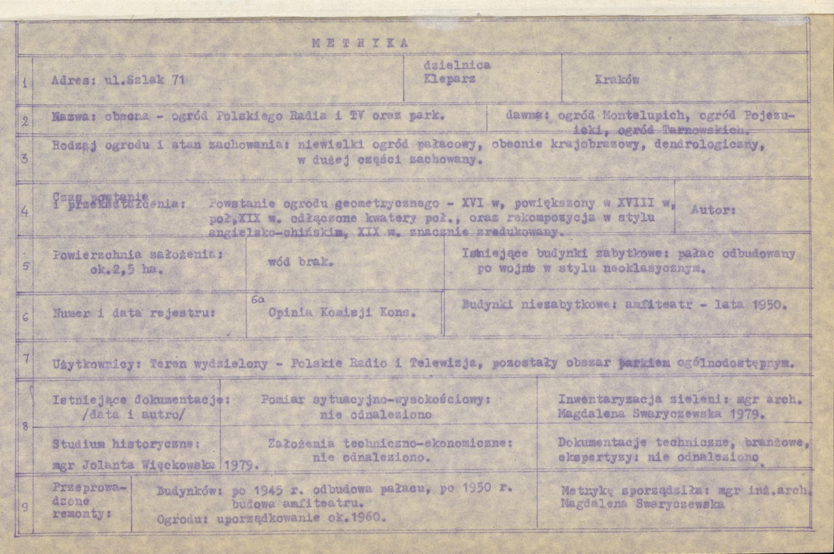 Ewidencja parkowa, skan nr 4