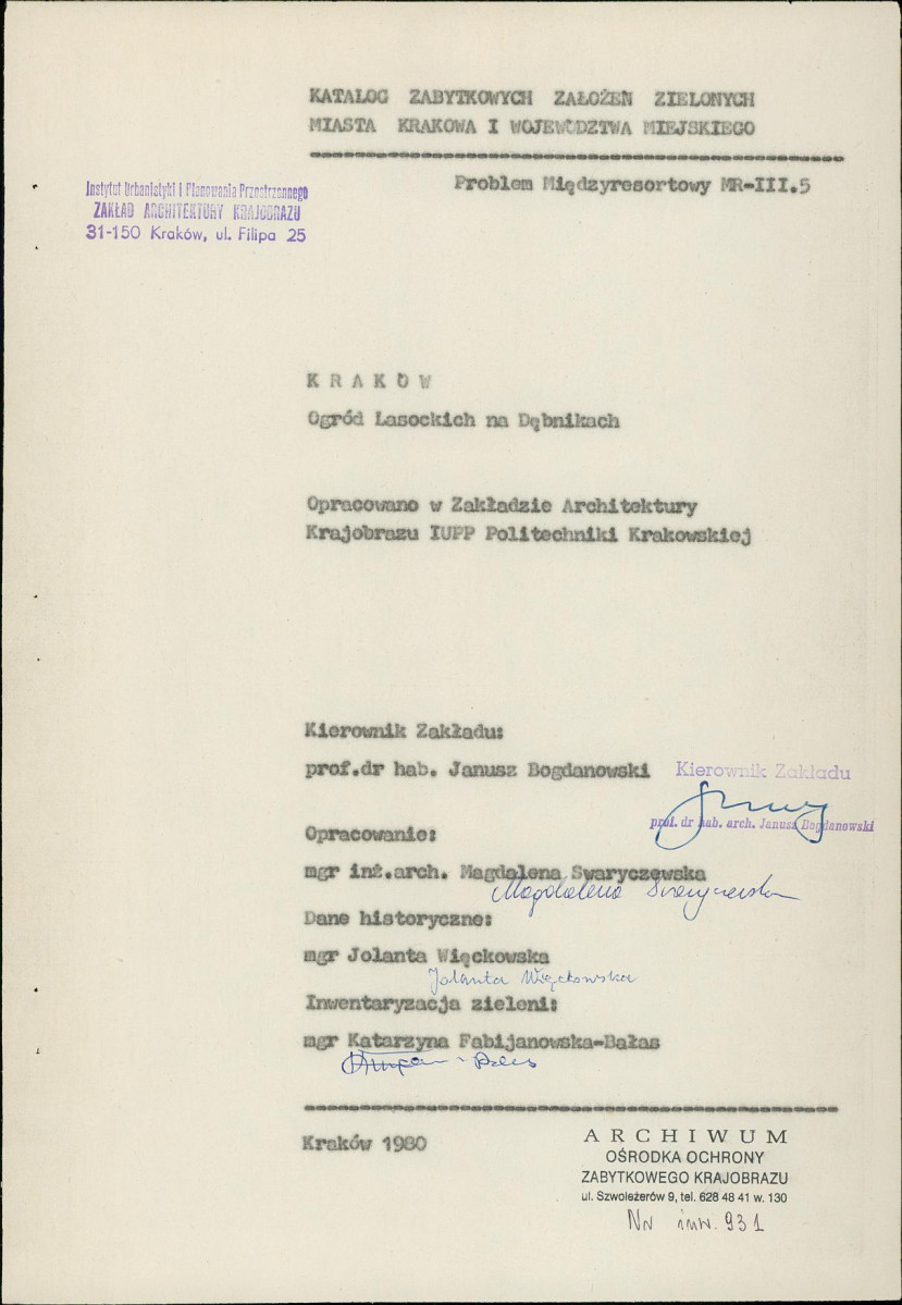 Ewidencja parkowa, skan nr 6
