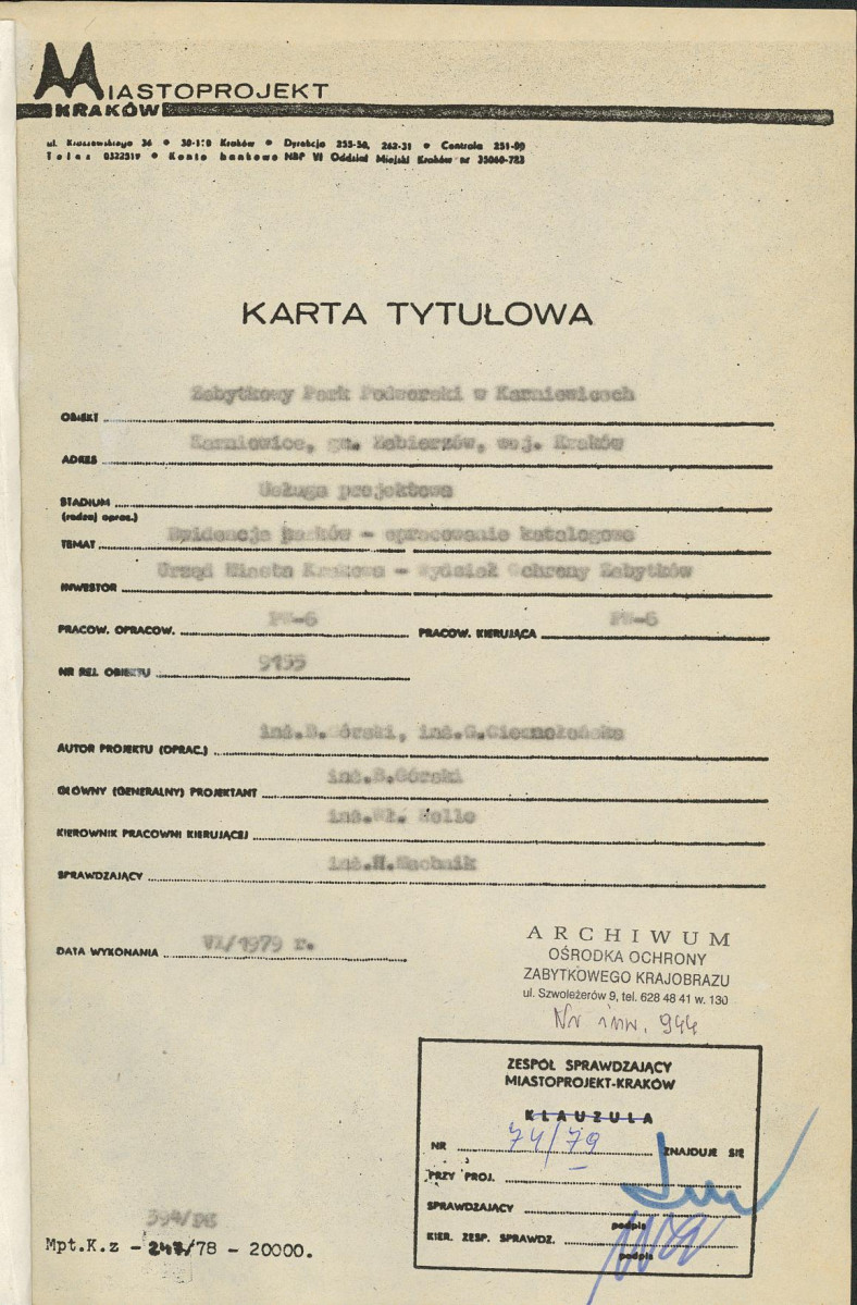 Ewidencja parkowa, skan nr 4