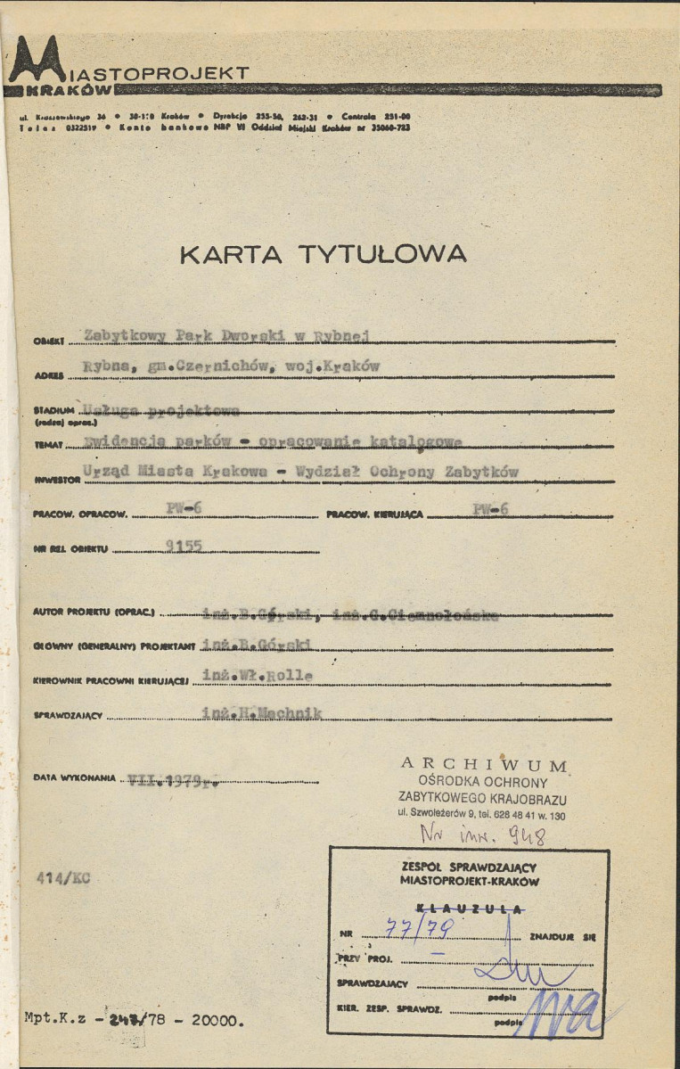 Ewidencja parkowa, skan nr 4