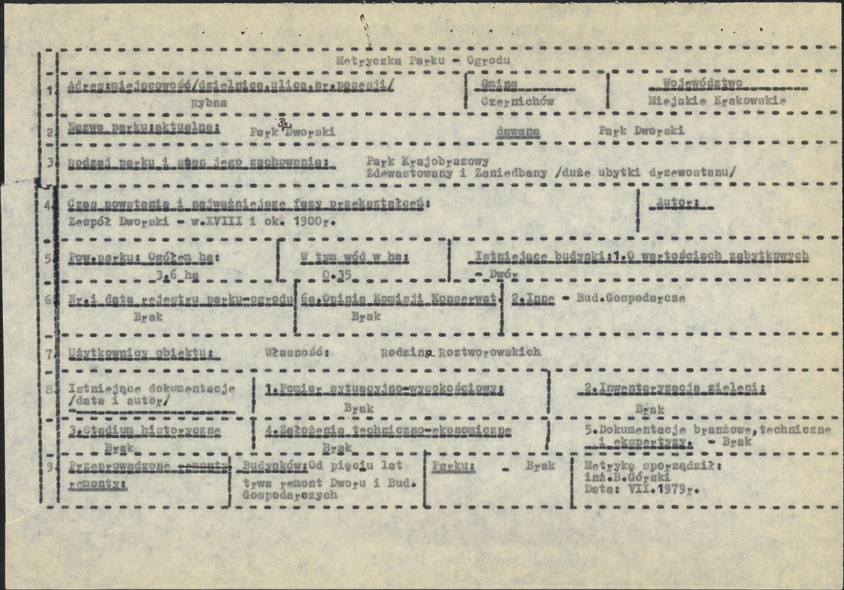 Ewidencja parkowa, skan nr 5