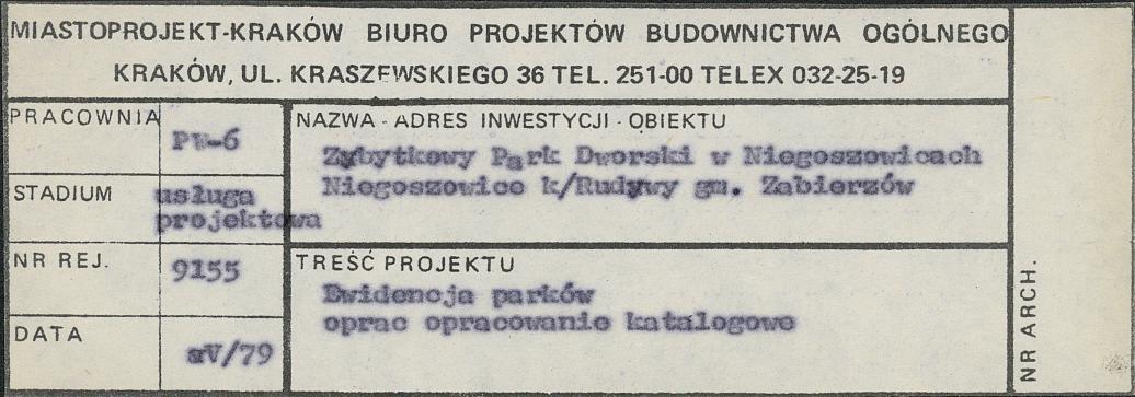 Ewidencja parkowa, skan nr 25