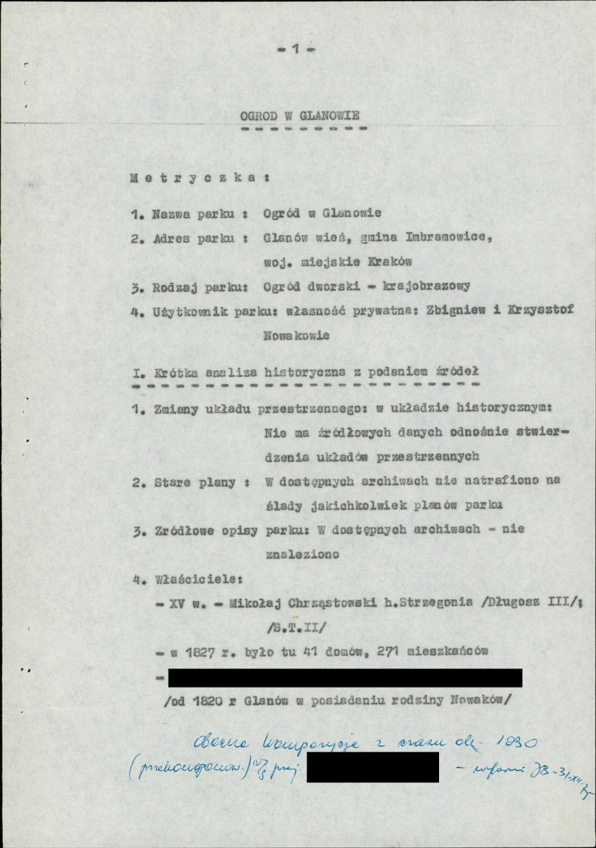 EP - Ewidencja parkowa, skan nr 5
