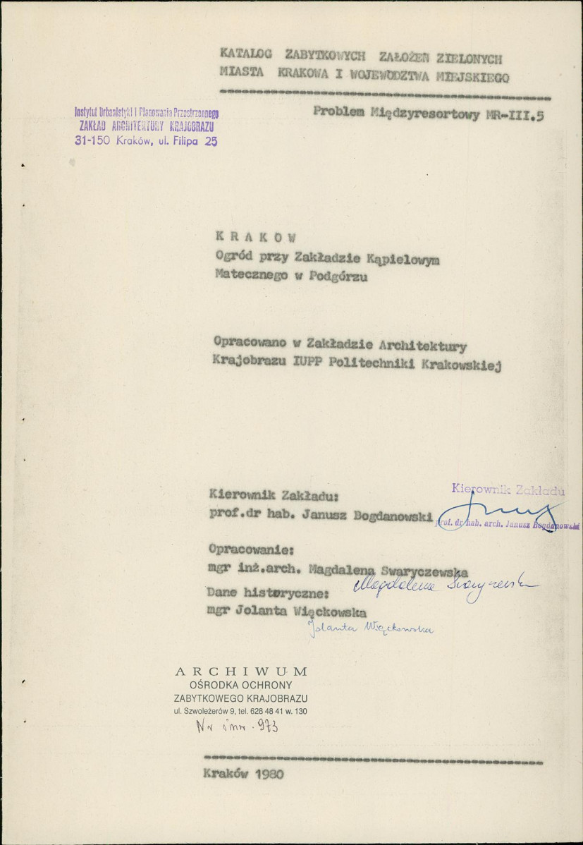 Ewidencja parkowa, skan nr 6
