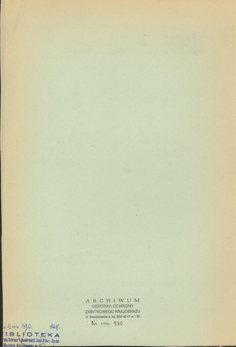 EP - Ewidencja parkowa, skan nr 2