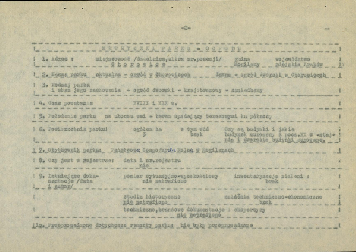 EP - Ewidencja parkowa, skan nr 4