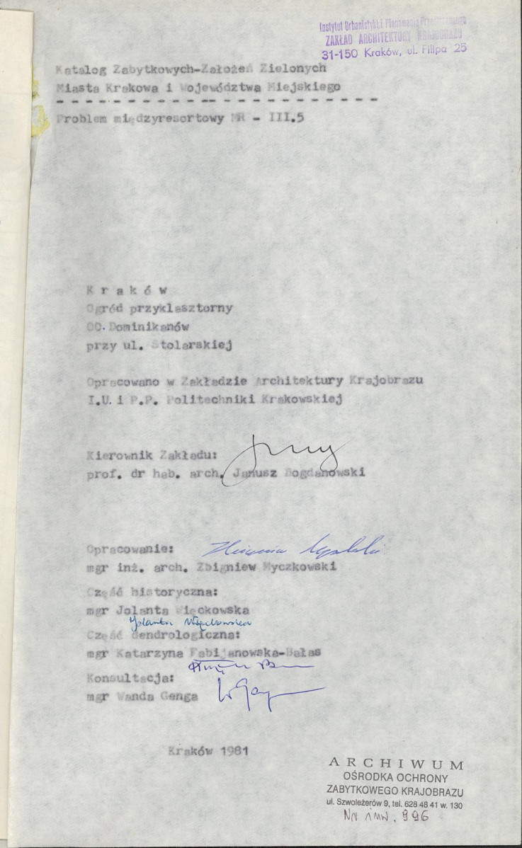 Ewidencja parkowa, skan nr 4