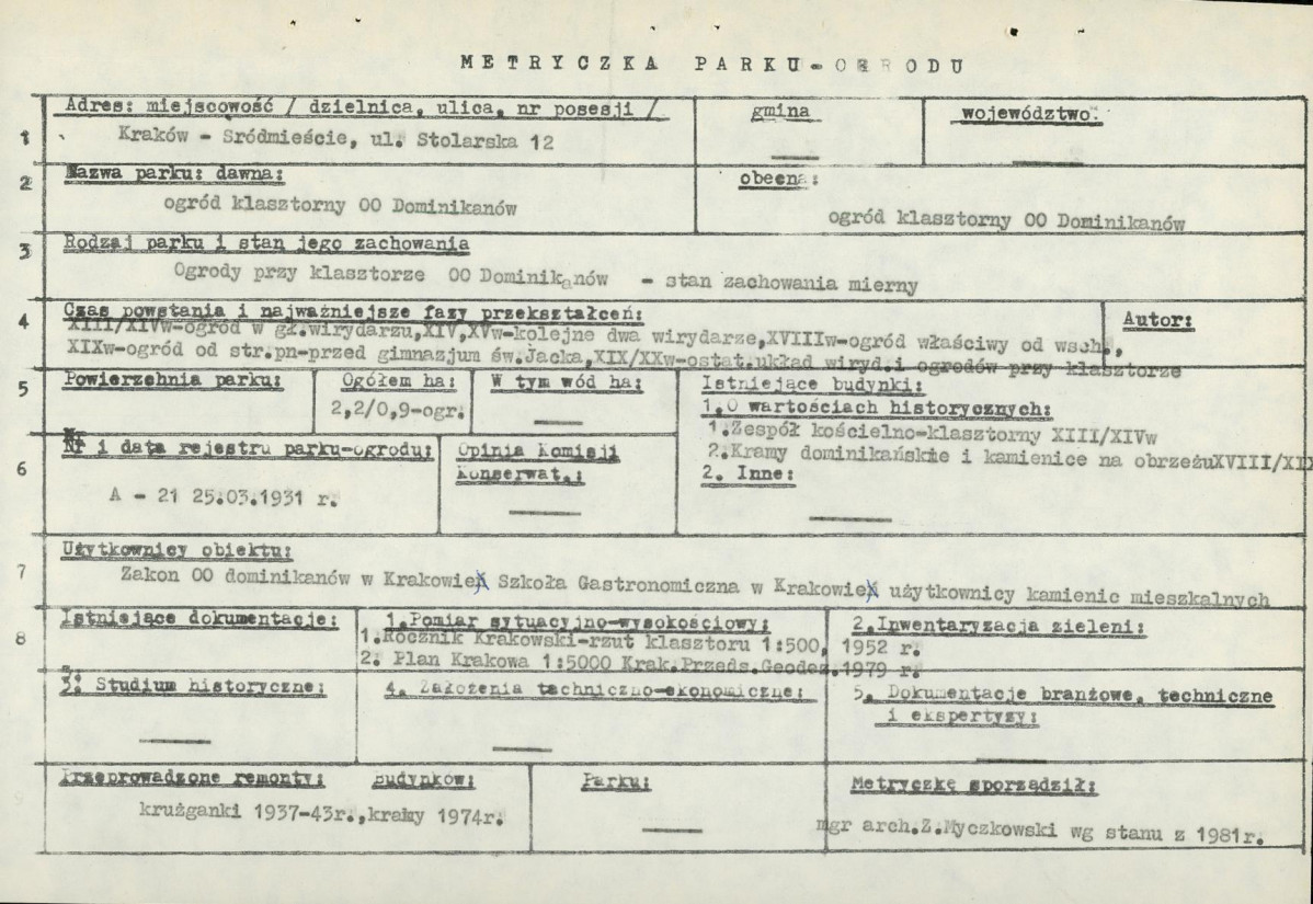Ewidencja parkowa, skan nr 5