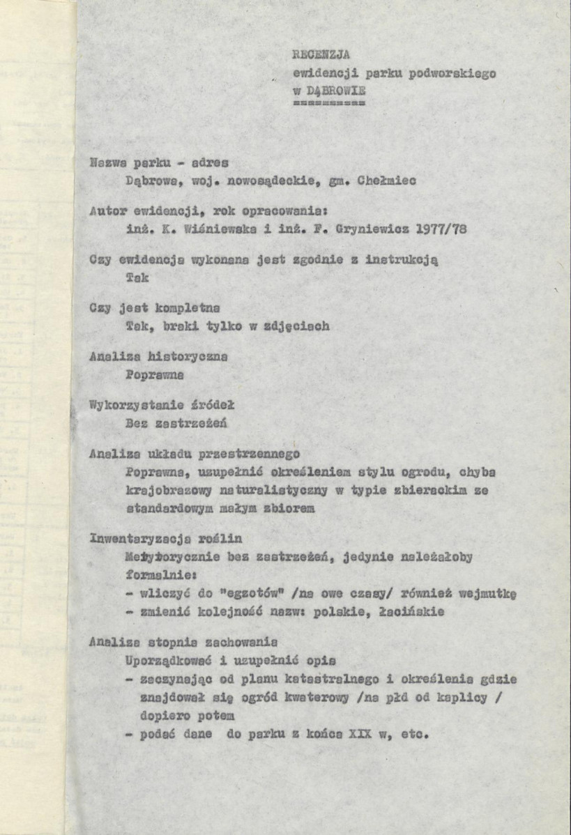 Ewidencja parkowa, skan nr 4