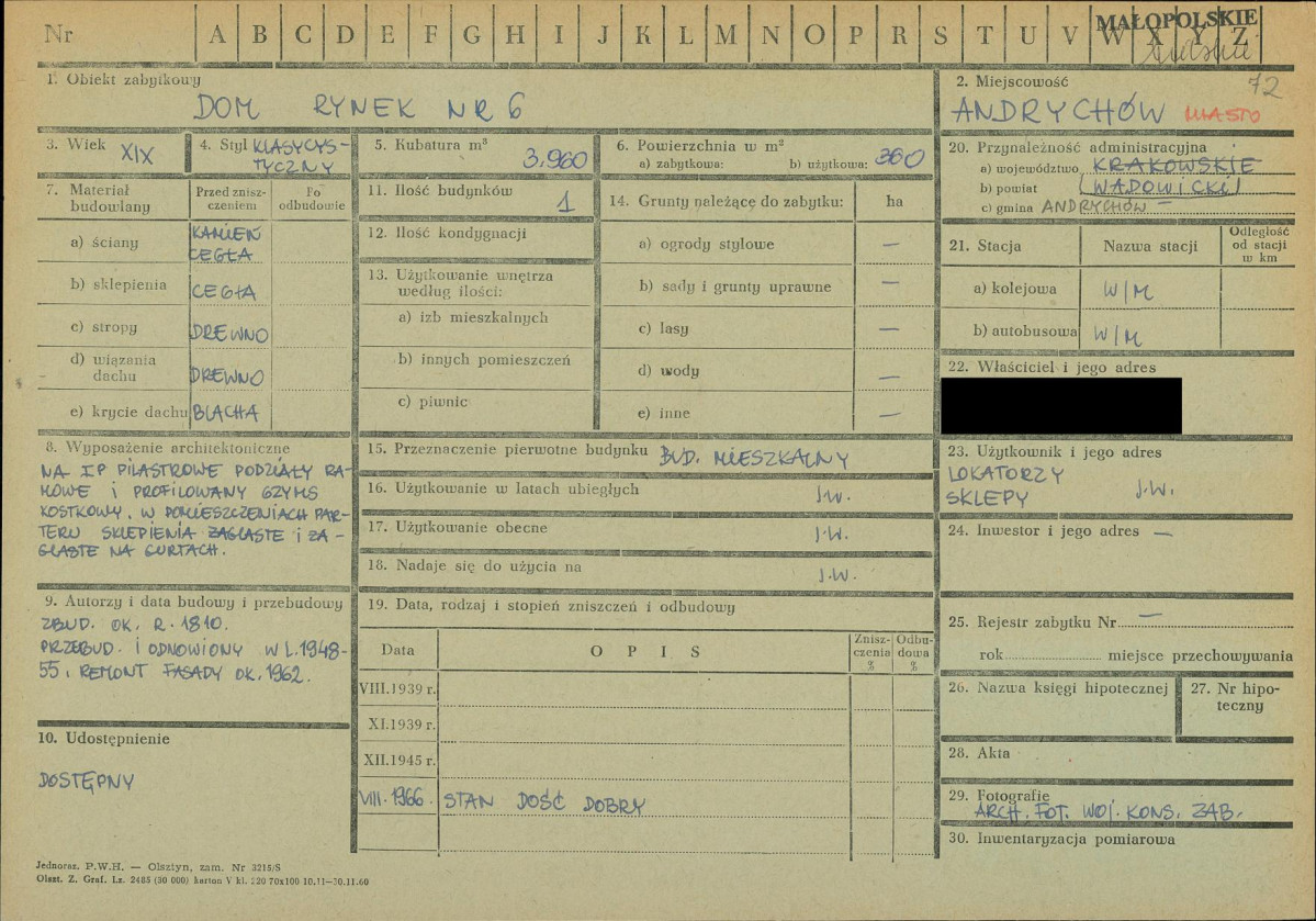 KZ - Karta zielona, skan nr 1