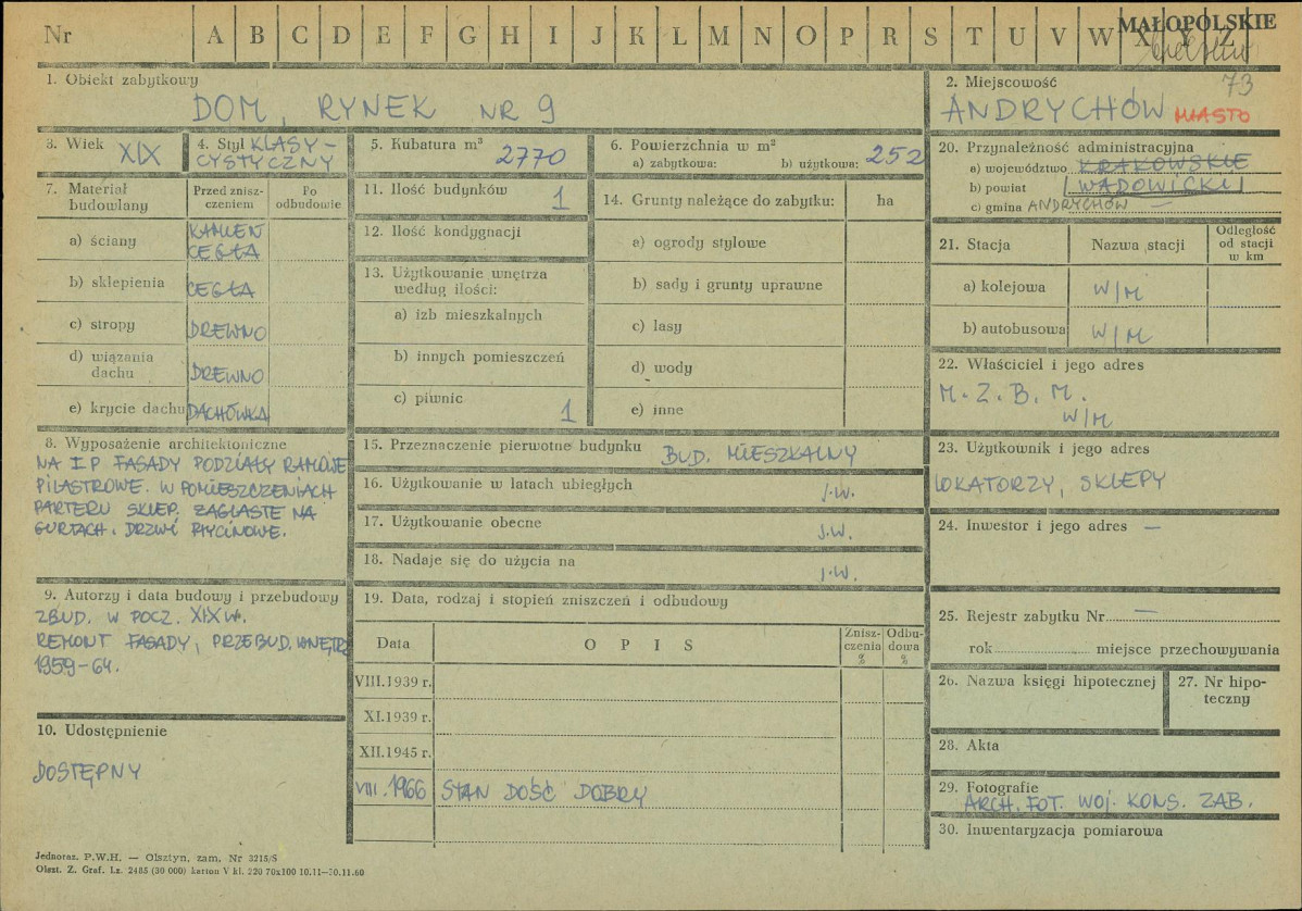 Karta zielona, skan nr 1