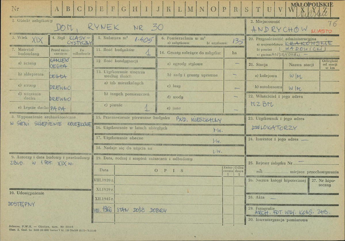 Karta zielona, skan nr 1
