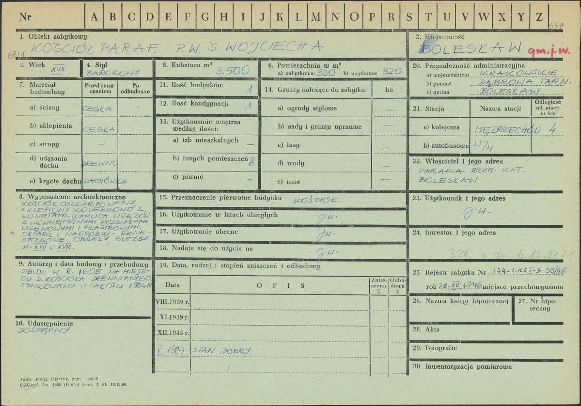 Karta zielona, skan nr 1