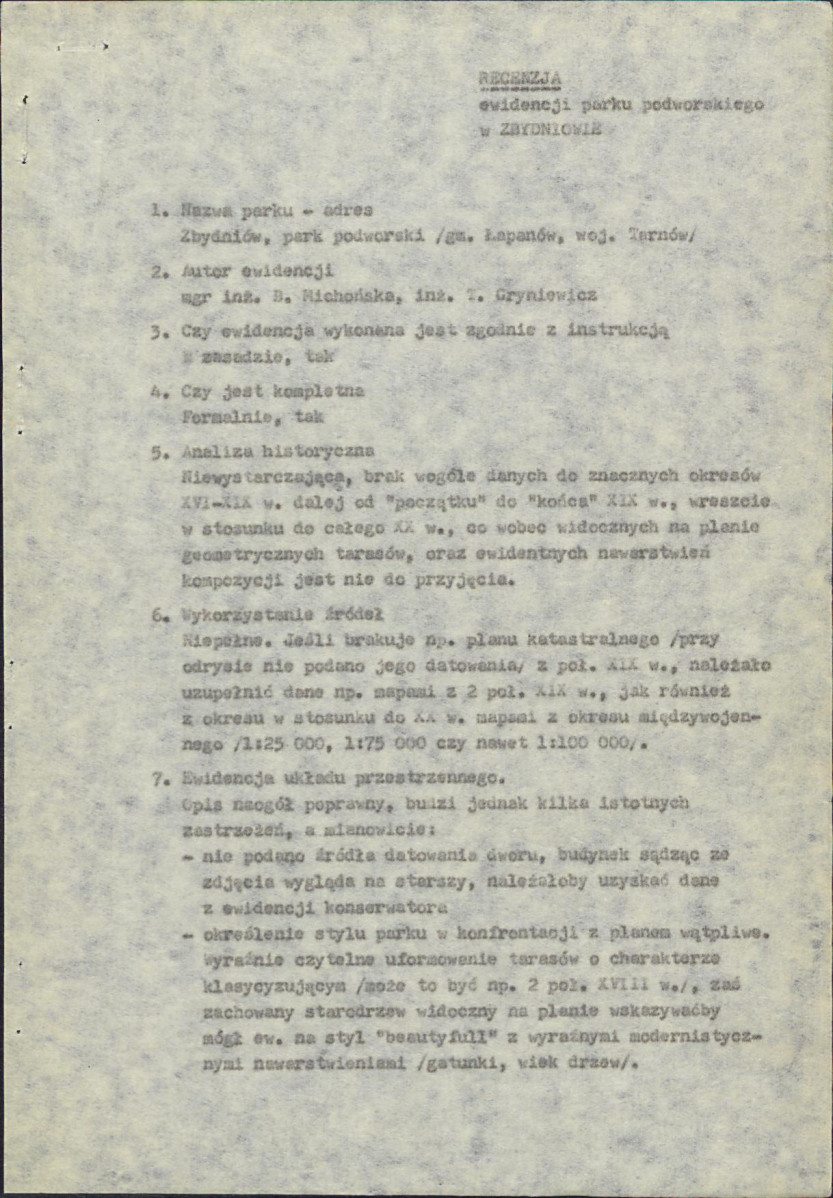EP - Ewidencja parkowa, skan nr 5