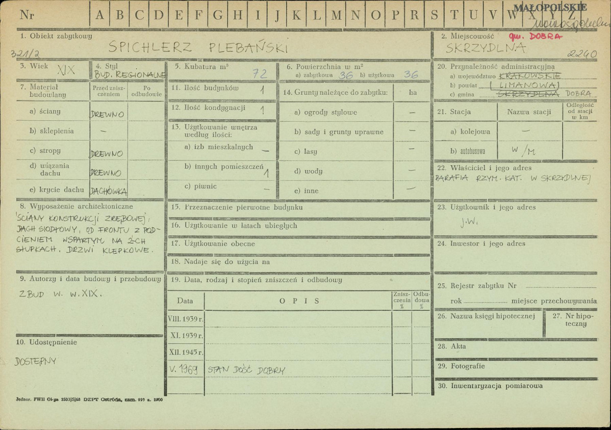 Karta zielona, skan nr 1