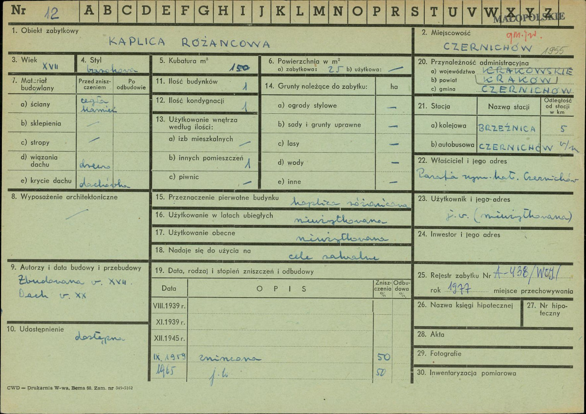 Karta zielona, skan nr 1