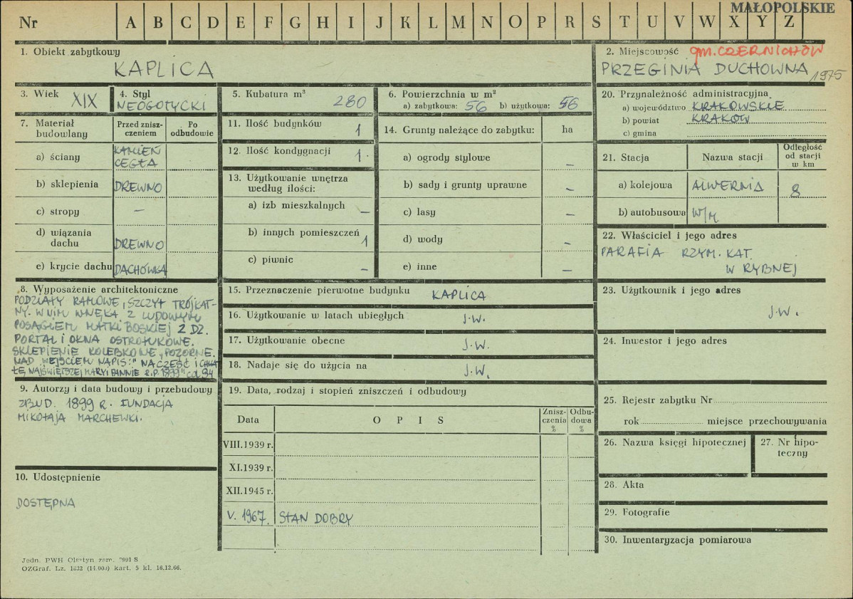 Karta zielona, skan nr 1