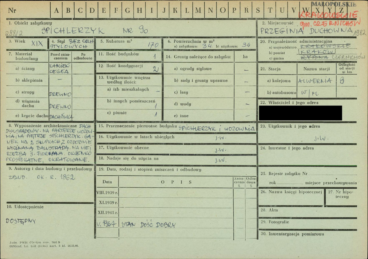 KZ - Karta zielona, skan nr 1