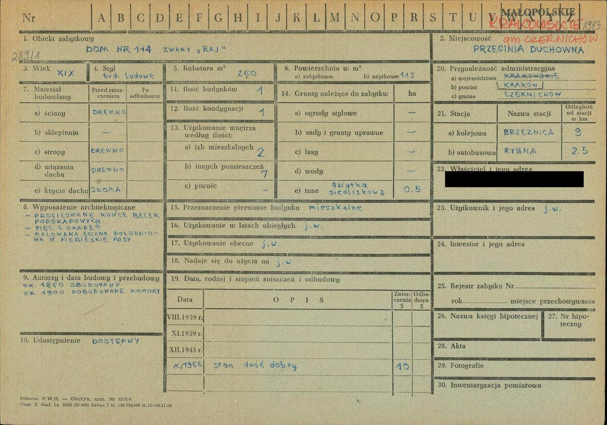 KZ - Karta zielona, skan nr 1