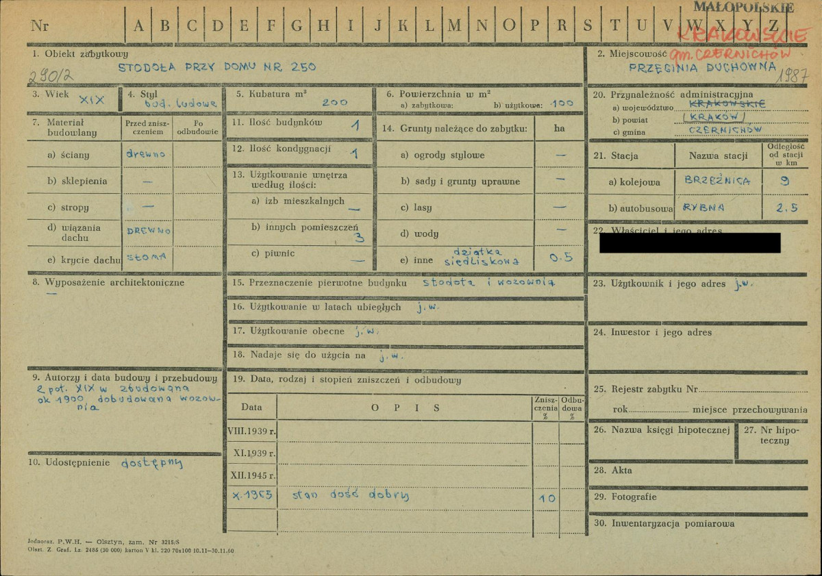 KZ - Karta zielona, skan nr 1