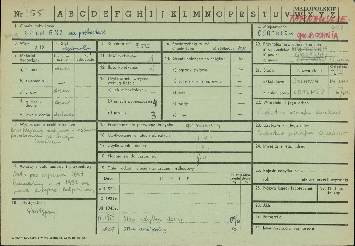 Karta zielona, skan nr 1