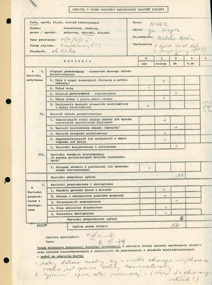 Ewidencja parkowa, skan nr 3
