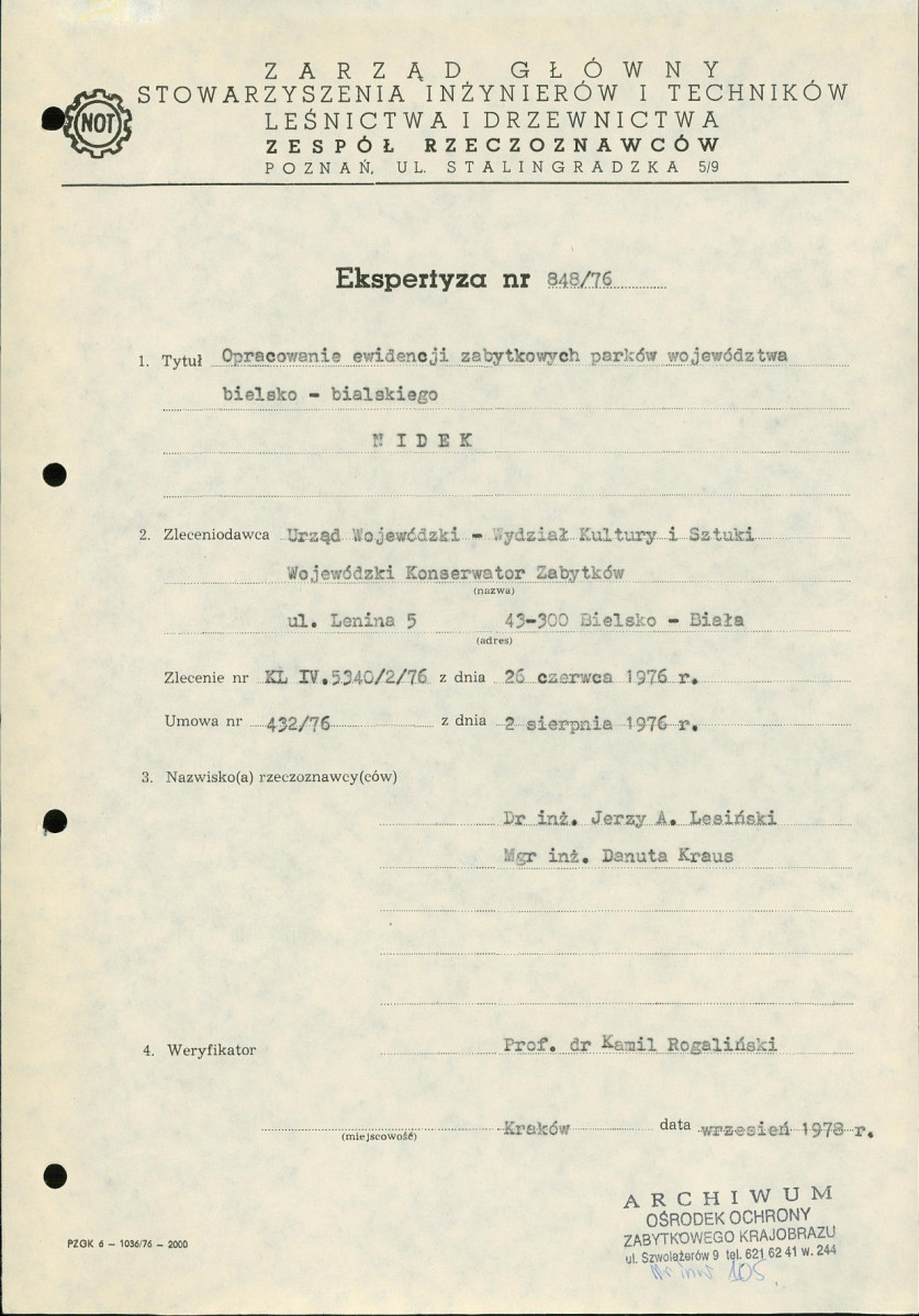 Ewidencja parkowa, skan nr 5