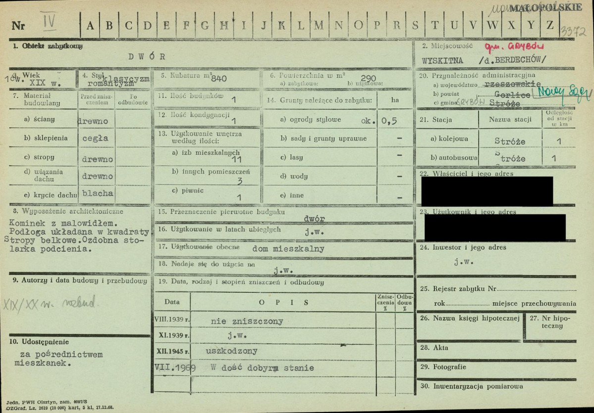 KZ - Karta zielona, skan nr 1
