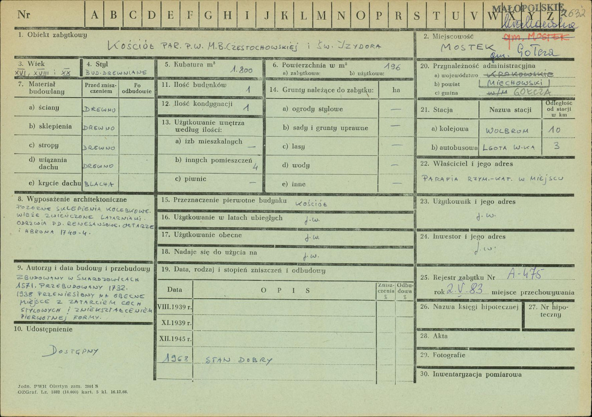 Karta zielona, skan nr 1