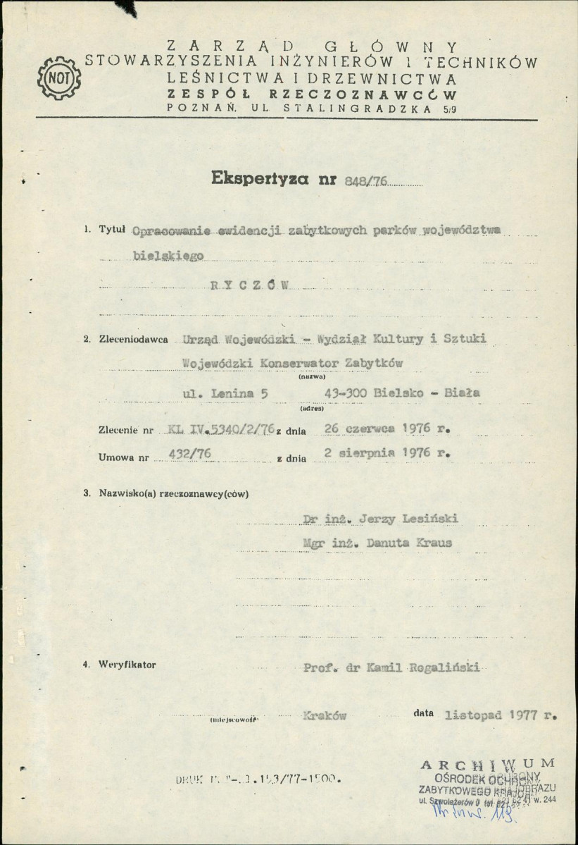 Ewidencja parkowa, skan nr 5