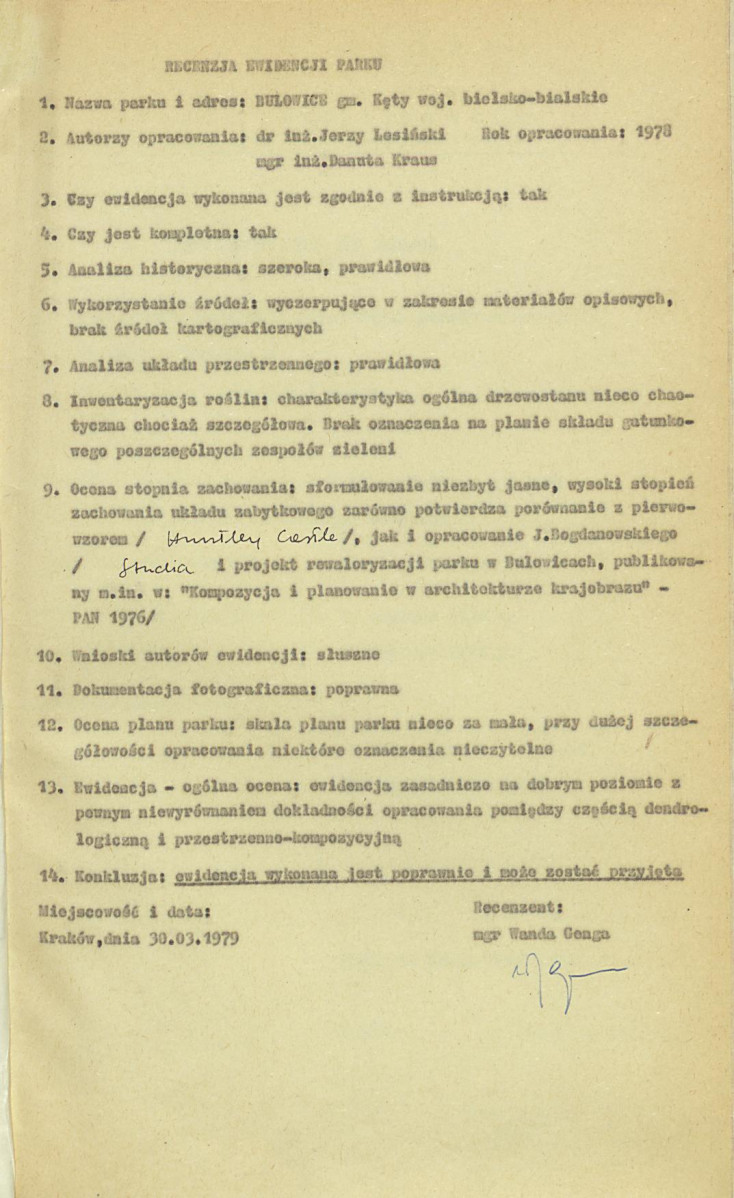 Ewidencja parkowa, skan nr 4