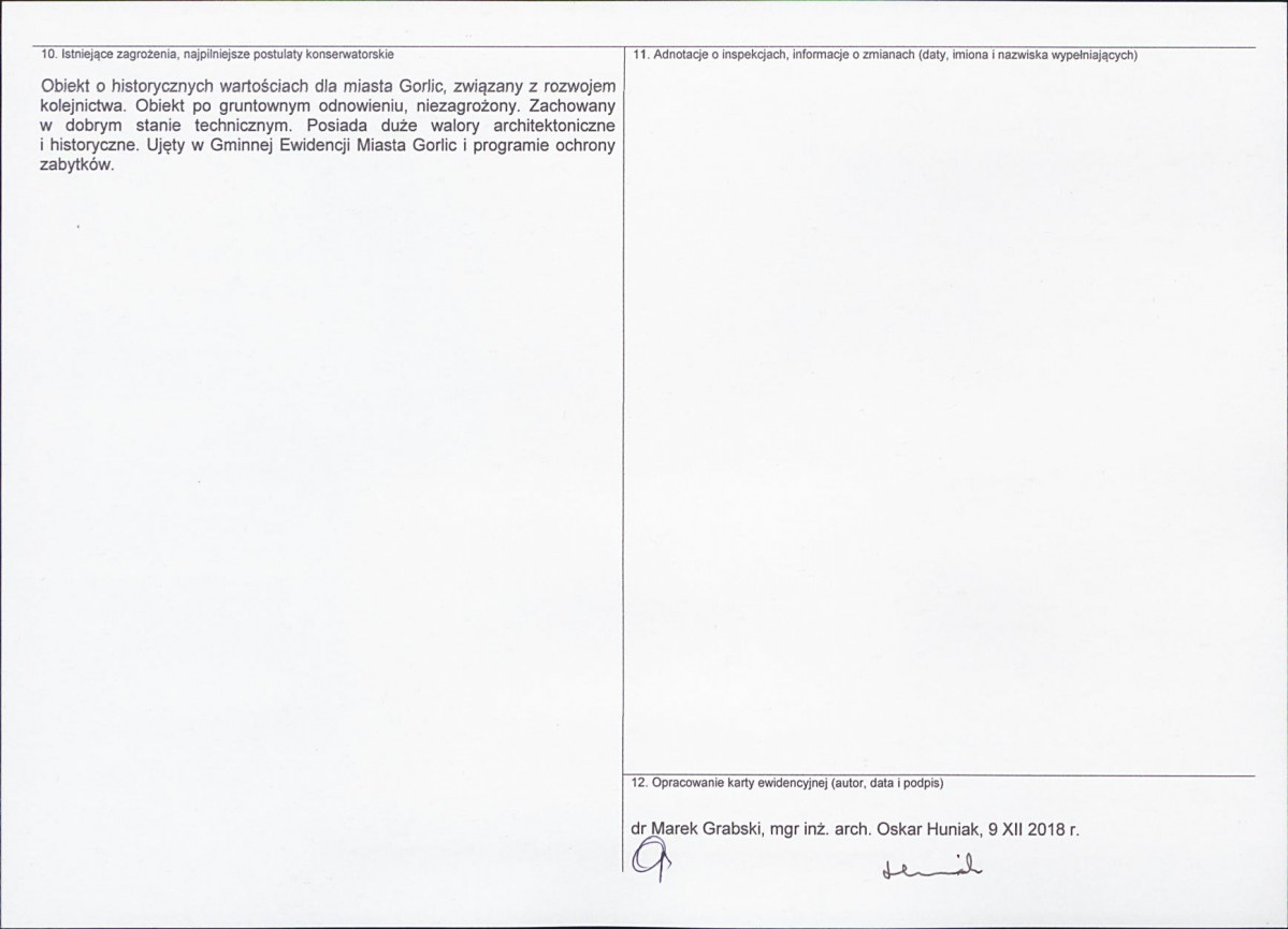 Karta obiektu niewpisanego do rejestru, skan nr 2
