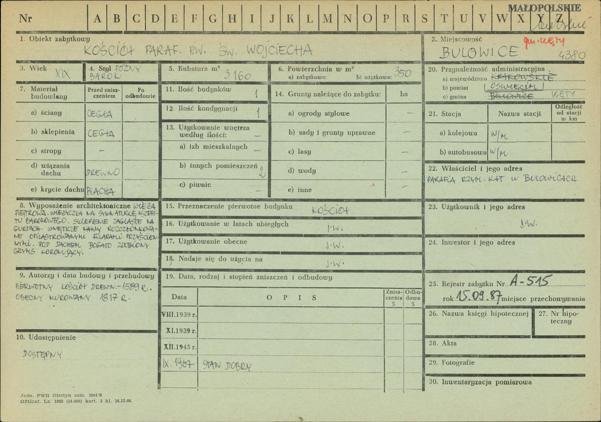 Karta zielona, skan nr 1