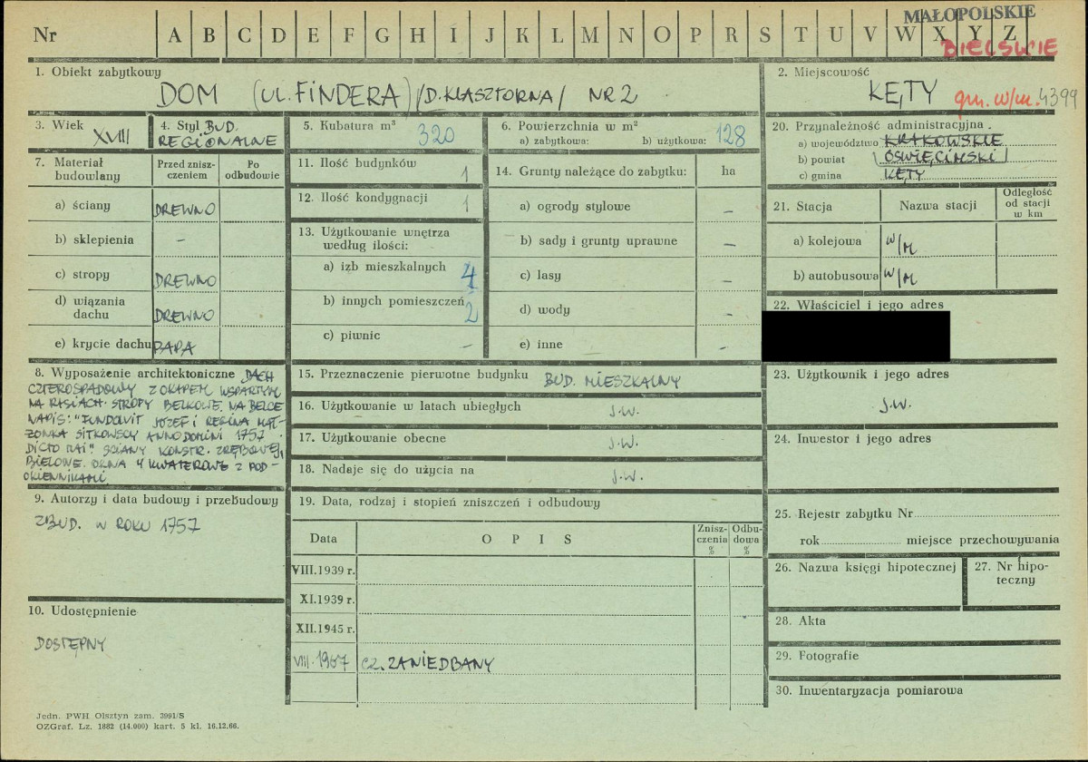 KZ - Karta zielona, skan nr 1