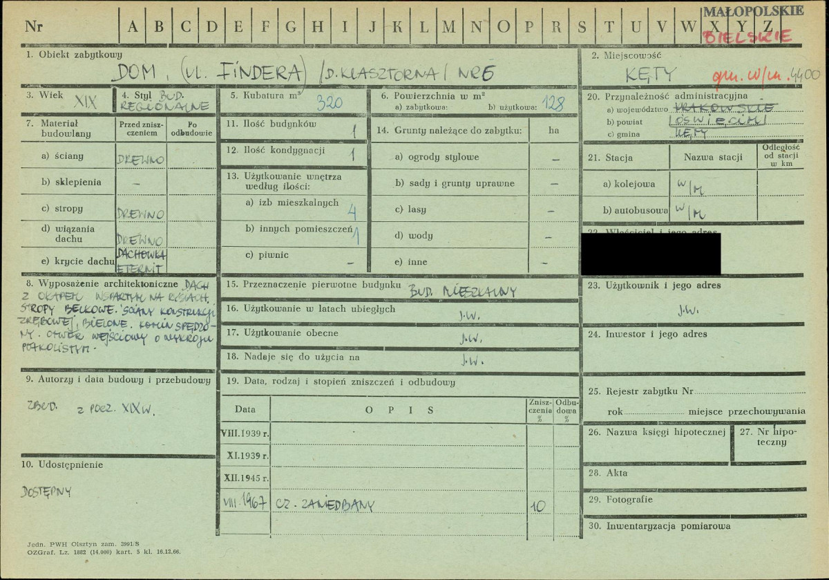 KZ - Karta zielona, skan nr 1