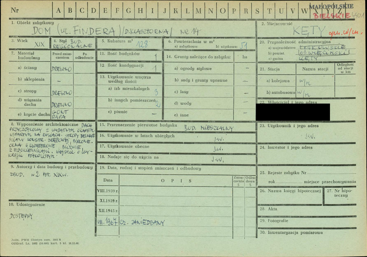 KZ - Karta zielona, skan nr 1