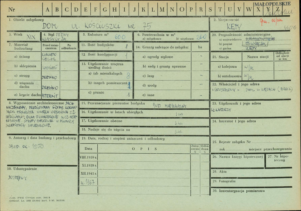 Karta zielona, skan nr 1