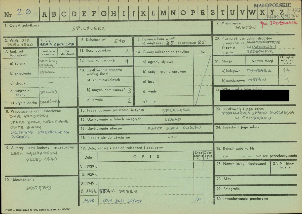 KZ - Karta zielona, skan nr 1