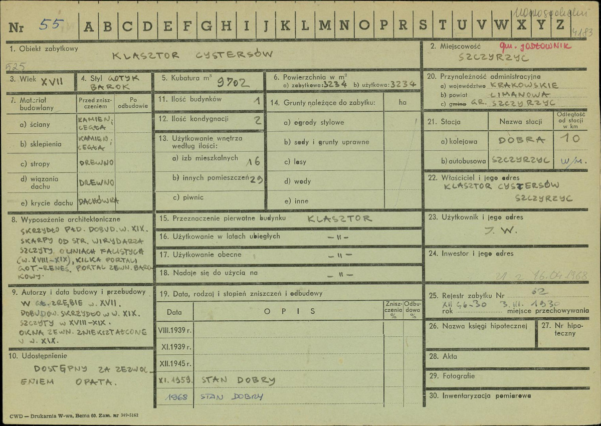 Karta zielona, skan nr 1