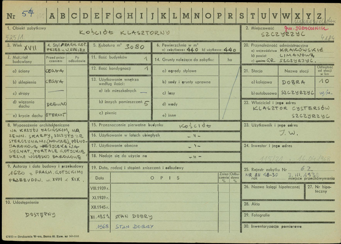 Karta zielona, skan nr 1