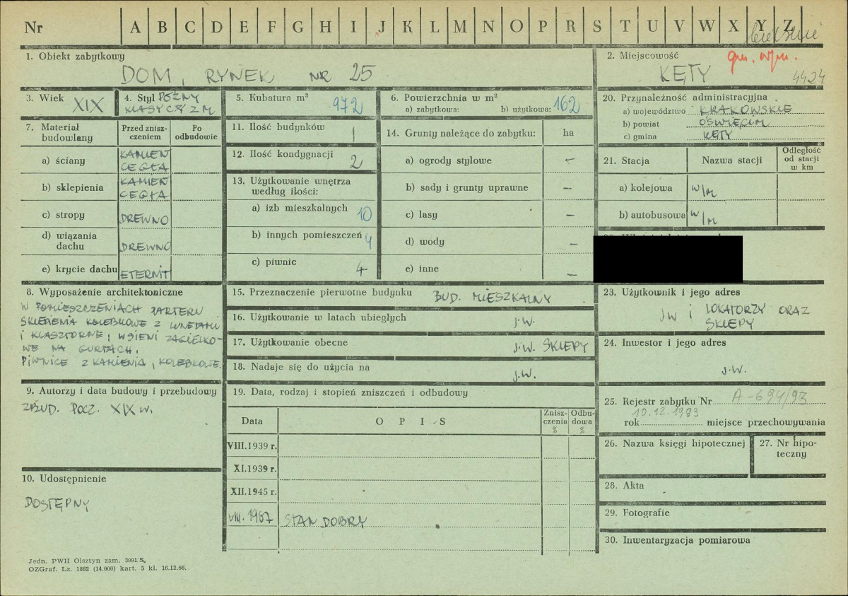 KZ - Karta zielona, skan nr 1