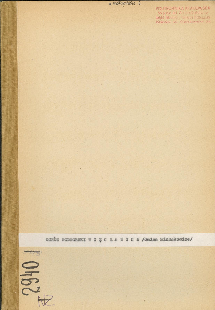 EP - Ewidencja parkowa, skan nr 1