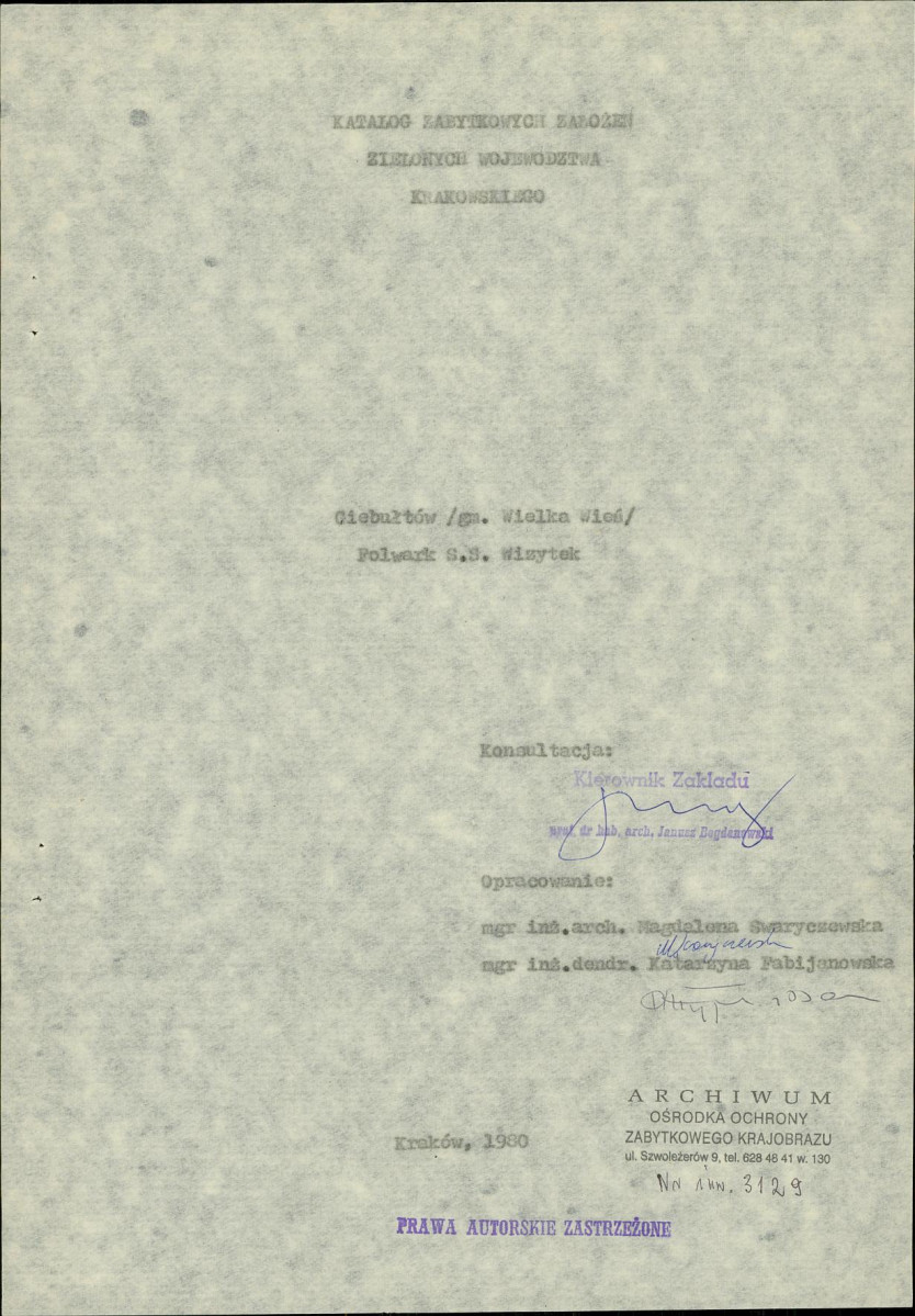 EP - Ewidencja parkowa, skan nr 8