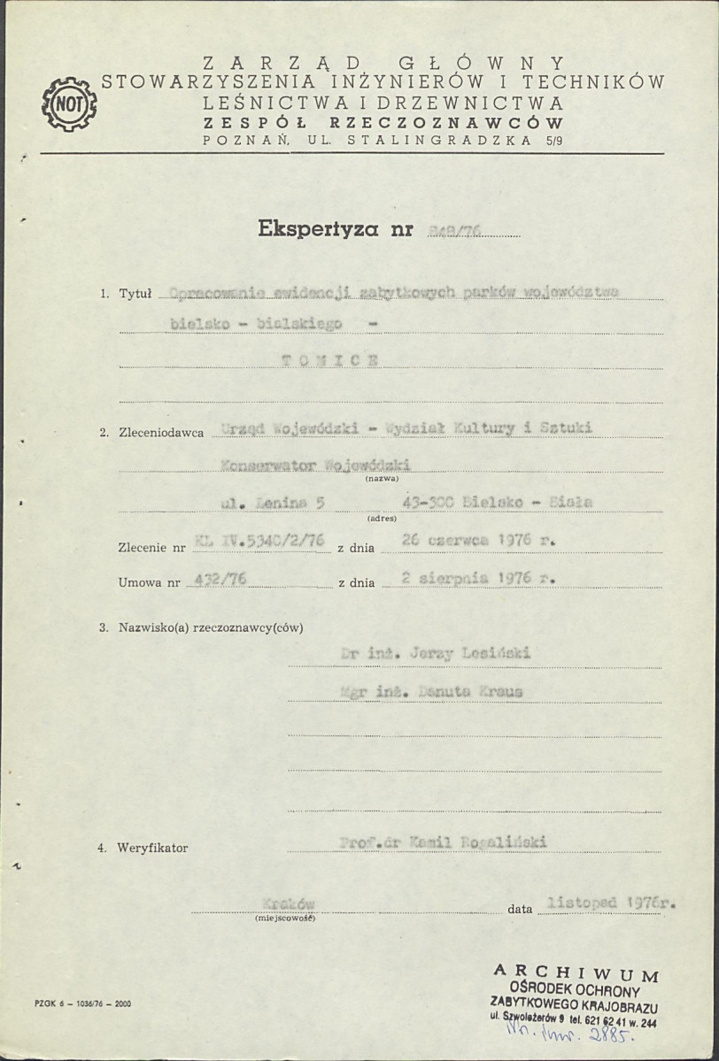 Ewidencja parkowa, skan nr 3